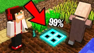 99% WIEŚNIAKÓW NIE WIDZI TAJNEGO DIAMENTOWEGO PRZEJŚCIA W MINECRAFT!