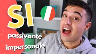 Si impersonale and passivante in Italian: how to use them?