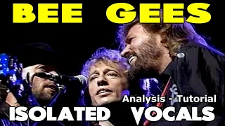 Bee Gees - Stayin' Alive - Isolated Vocals - Analysis and Tutorial + Recording Production Tips