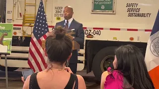 NYC Mayor Eric Adams Speaks at DSNY (6/7/22)