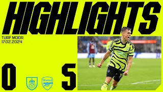 FIVE-STAR GUNNERS! | HIGHLIGHTS | Burnley vs Arsenal (0-5) | Odegaard, Saka (x2), Trossard & Havertz