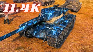 T57 Heavy Tank  11.4K Damage World of Tanks Replays