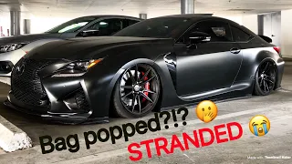 Lexus RCF on AIR RIDE stranded?! Are bags UNRELIABLE?!