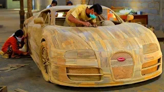 5 AMAZING HANDMADE WOODEN CARS ▶ Speed Like Ferrari, Audi, Lamborghini, BMW