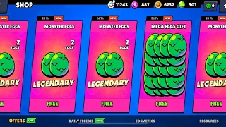 🤯NEW MEGA EGGS GIFTS IS HERE!!?✅🎁THANKS SUPERCELL❤️CLAIM AMAZING FREE REWARDS👀| Brawl Stars | Juster
