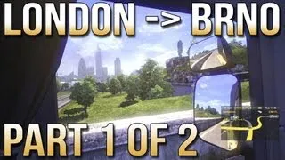 London to Brno Part 1 of 2 - Euro Truck Simulator 2 with Track IR