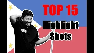 Efren Bata Reyes 2018!!! Top 15 Amazing and Highlight Shots