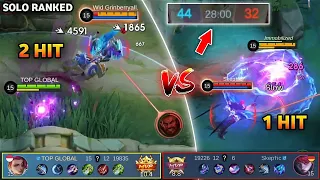 HARDGAME PARAH!! PERTARUNGAN DAMAGE TERSAKIT🔥| LESLEY BEST BUILD 2024