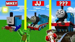 THOMAS THE TANK ENGINE BUILD CHALLENGE In Minecraft - NOOB VS PRO - Maizen Mizen Mazien Parody