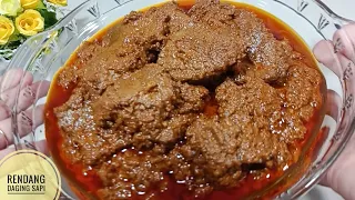 How to make beef rendang || Simple and practical || Eid Menu