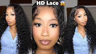 BEST LACE FRONTAL I’VE SEEN IN A WHILE! 😱🤯 | 13x4 Deep Wave  CRANBERRY HAIR