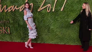 Kaia Gerber on the British Fashion Awards 2017 red carpet, December 4th!