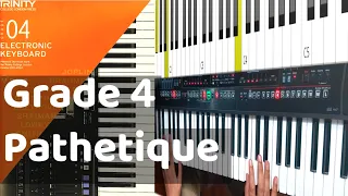 Pathetique  theme from Piano Sonata no. 8 | Grade 4 Electronic Keyboard Trinity Music Exam