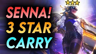 TRI FORCE SENNA REROLL IS BROKEN - SENNA 3 STAR⭐⭐⭐ - TFT 6.5 Guide Strategy Best Ranked Comps