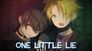 [Nightcore] - One Little Lie ~ Simple Creatures (Lyrics)