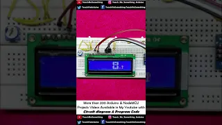 LCD BIG Numbers Counter #TeachMeSomething #arduinoprojects