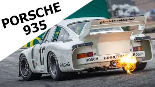 Bruce Canepa Racing His Porsche 935 at Rolex Monterey Motorsports Reunion