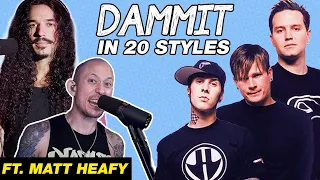 Dammit in 20 styles feat. @matthewkheafy (@blink182)