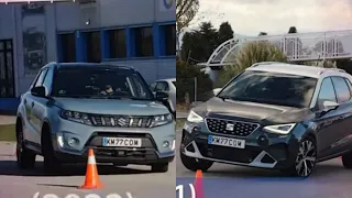 Suzuki Vitara hybrid vs Seat Arona Moose test