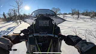 Stump Dodging on the 2023 Polaris Switchback Assault 850