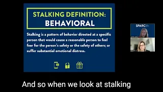 Identifying, Investigating, and Prosecuting Stalking (8/22)