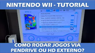 COMO RODAR JOGOS NO NINTENDO WII VIA PENDRIVE OU HD EXTERNO - TUTORIAL PASSO A PASSO