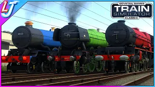 Train Simulator - Flying Scotsman VS King Class & Princess Class (Race)