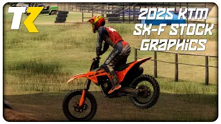 TrackDayR - 2025 KTM SX - F - Stock Graphics