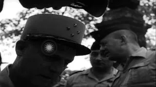 French forces maneuvering in Indochina, under command of General Henri Navarre HD Stock Footage