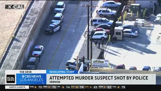 Police fatally shoot alleged murder suspect in Vernon