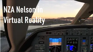 MSFS NZA Nelson Airport (NZNS) Working Title CJ4 landing in VR (HP reverb) RTX 3080