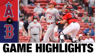 Angels vs  Red Sox Highlights