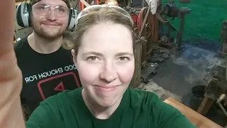 Live: Jessica Forging A Copper Bowl