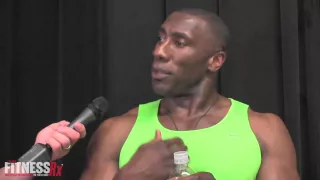 Shannon Sharpe FitnessRX For Men Photo Shoot/Interview