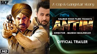 ANTIM: The Final Truth - Official Trailer | Salman Khan | Aayush Sharma | Mahesh Manjrekar | Nov 26