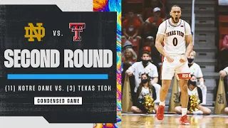 Texas Tech vs. Notre Dame - Second Round NCAA tournament extended highlights