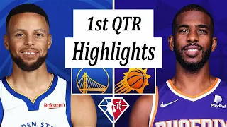 Golden State Warriors vs. Phoenix Suns Full Highlights 1st Quarter | NBA Season 2021-22