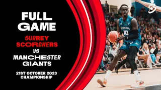 Surrey Scorchers vs Manchester Giants, British Basketball League Championship - LIVE