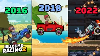 Hill Climb Racing 2 History! All Updates 🔥