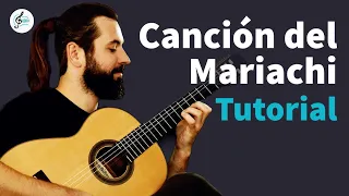 Canción Del Mariachi Tutorial - learn Desperado on Guitar