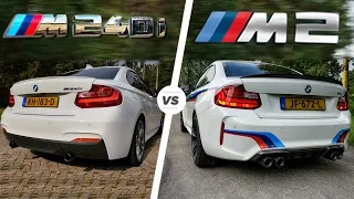 BMW M2 vs M240i Acceleration SOUND Autobahn POV Test Drive