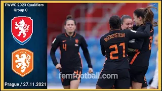 [2-2] | 27.11.2021 | Czech Republic vs Netherlands | FIFA Women World Cup 2023 Qualifiers | Group C