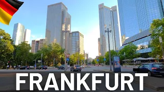 Frankfurt Germany Sunset Driving Tour  2022 🇩🇪 4K Video