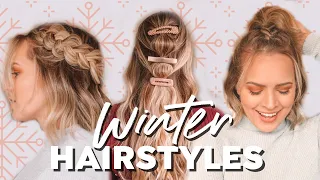 Easy Winter Hairstyles and Braids! - Kayley Melissa