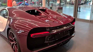 Carbon Red Bugatti Chiron at Motorworld Munich