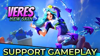 Veres AoV New Skin Best Support Gameplay | Arena of Valor / CoT | Face Cam Video