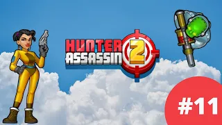 Hunter Assassin 2: Level 11 | Complete Walkthrough | Riley Assassin vs Alien Boss