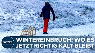 DEUTSCHLAND: Wintereinbruch! Chaos auf den Straßen - Wo es jetzt erst einmal richtig kalt bleibt