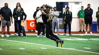 Safety Verone McKinley III Oregon Pro Day Media Availability (4/1/22)