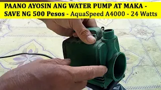 How to Repair Aquaspeed A4000 Submersible Pump Not Working & Save 500 Pesos Filipino Version